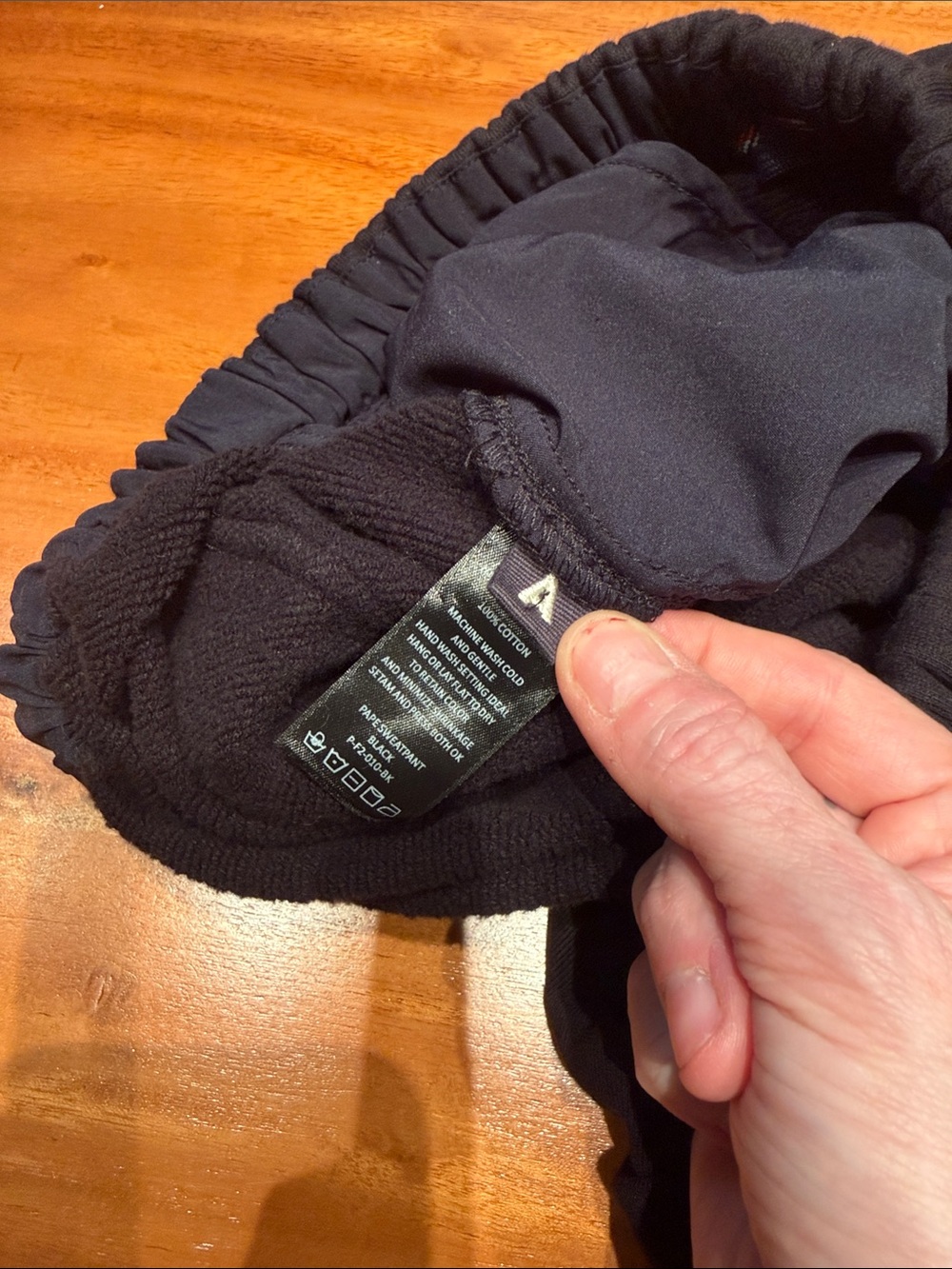 Roucha Pape Sweatpants Black Sz S - Picture 6 of 7